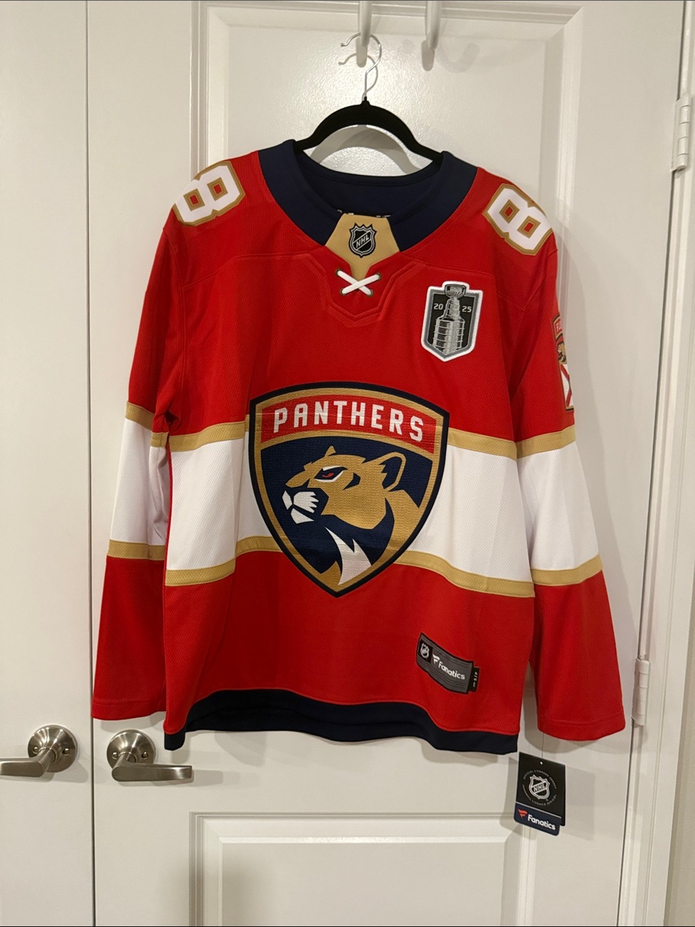 NWT Fanatics Florida Panthers Nate Schmidt #88 size S